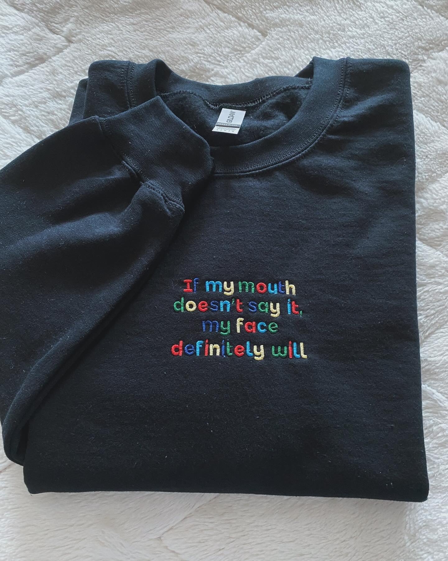 Sweatshirt "color mix"