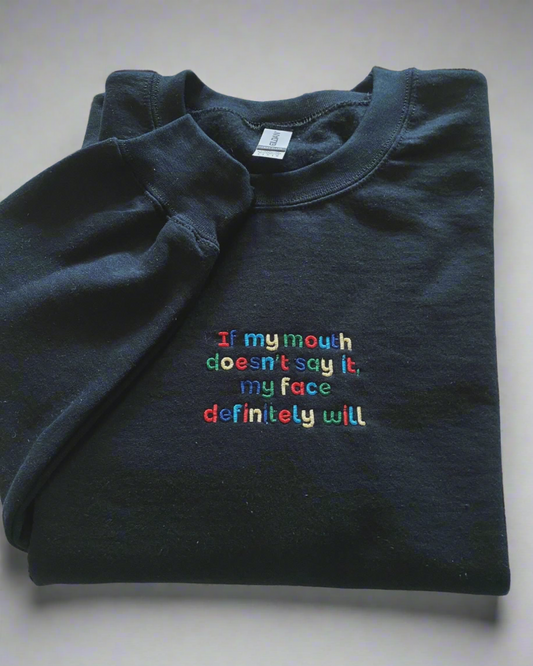 Sweatshirt "color mix"