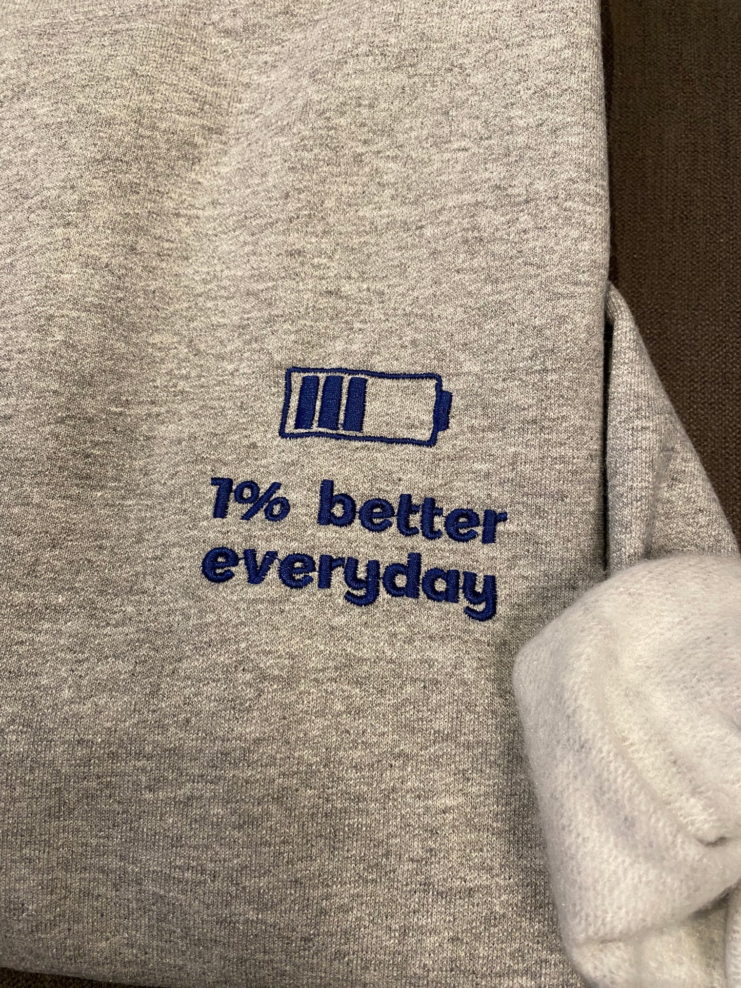 Sweatshirt "1% better"
