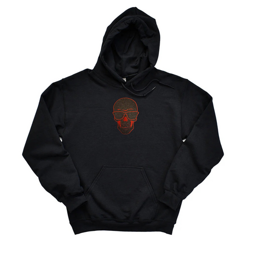 Hoodie "RED skull"